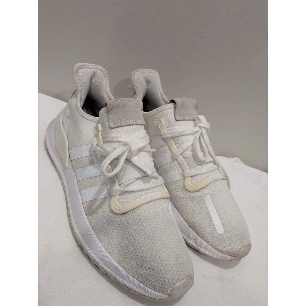 Adidas U_Path Run Men's Size 11  Triple White Walking Running Shoes Sneakers